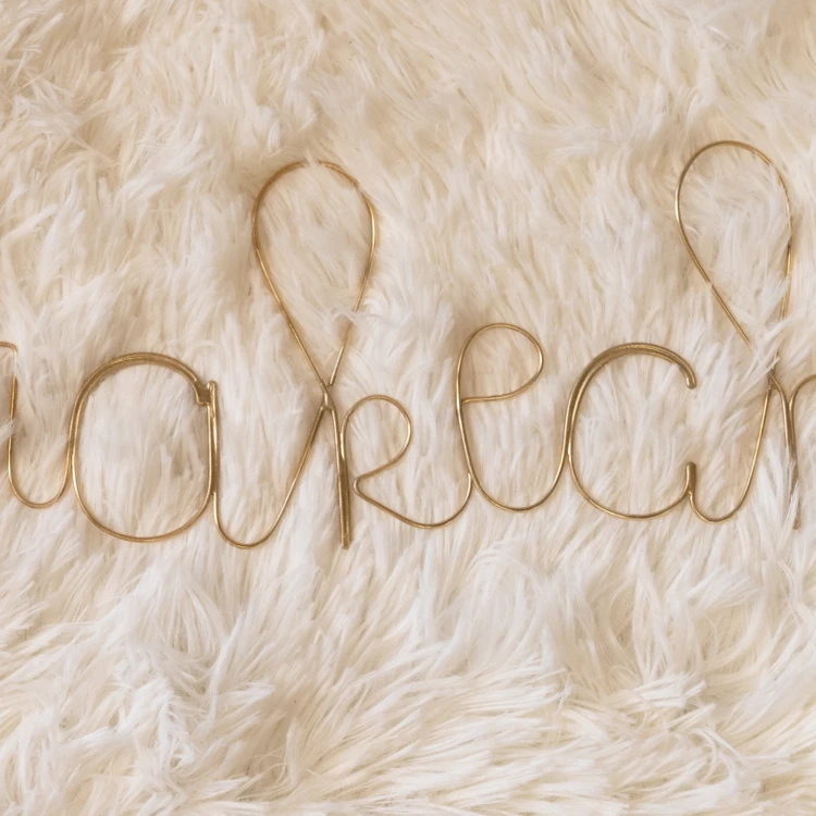 Woord messing draad "Marrakech