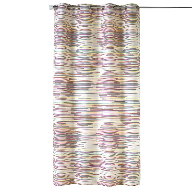 Jacquard-Lichtvorhang mit grafischen Mustern