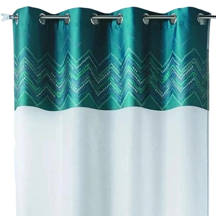 Jacquard-Vorhang mit Fischgrätenmuster