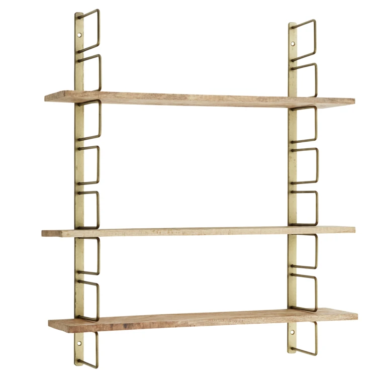 Étagère murale ajustable bois de manguier MADAM STOLTZ