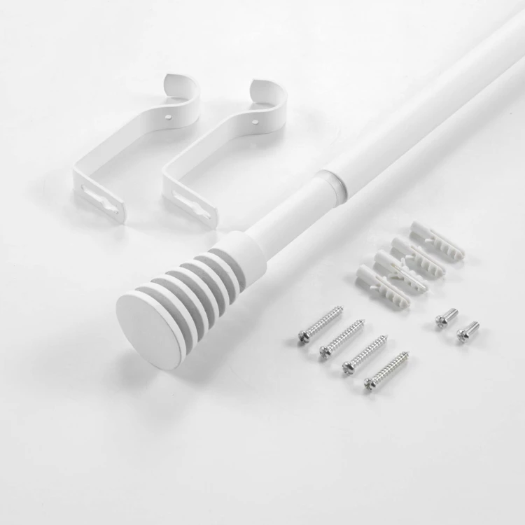 Barra extensible en kit con extremo ensanchado