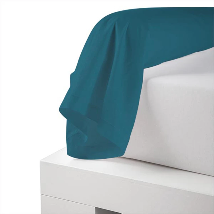 Taie de traversin percale de coton piquée unie