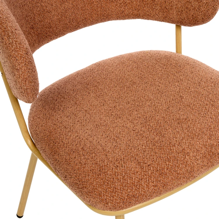 Lot de 2 fauteuils de table en chenille