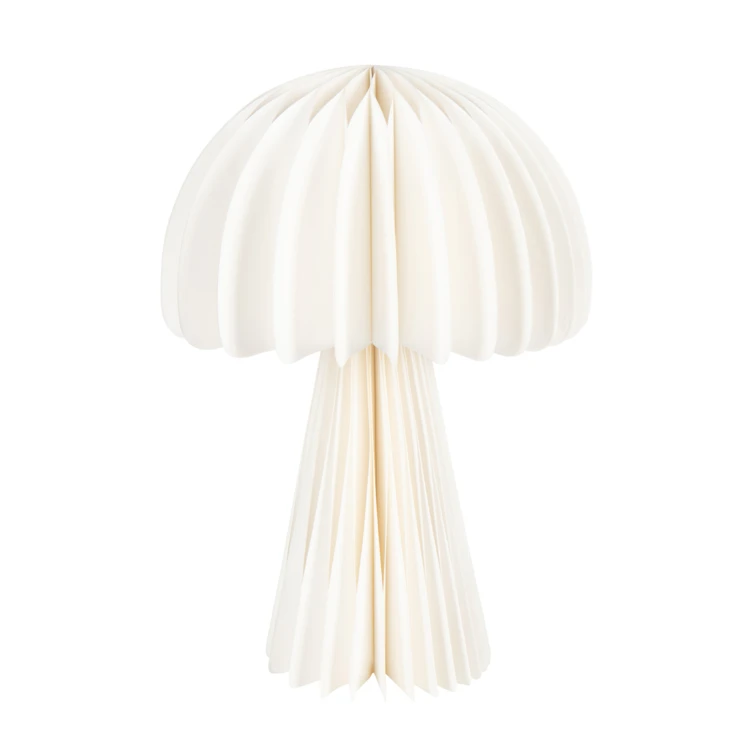 Pilzlampe aus Designerpapier