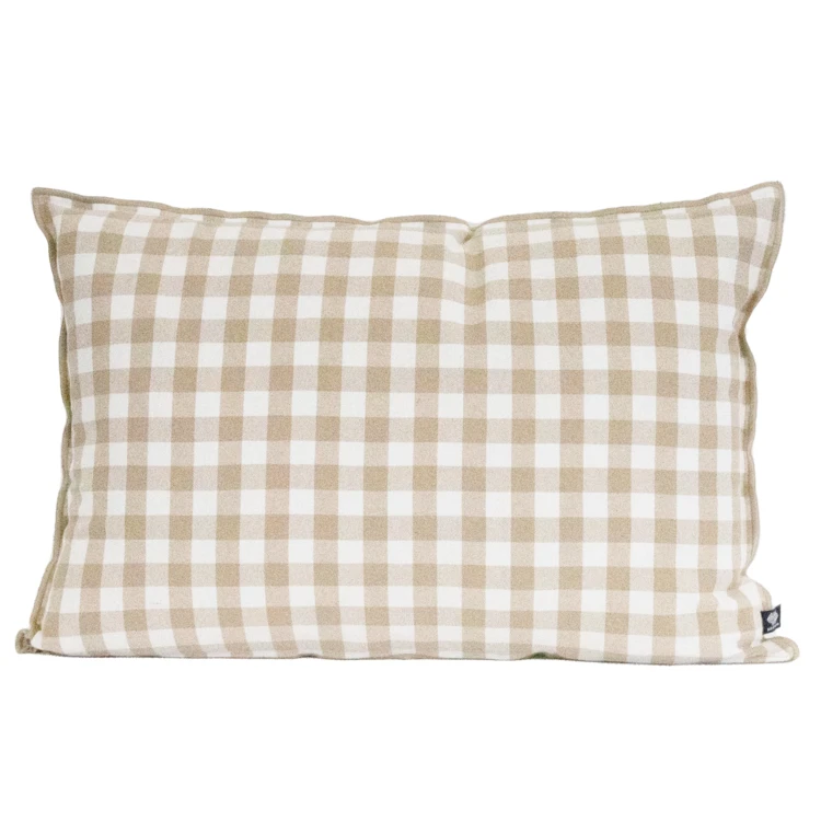 Coussin motif Vichy