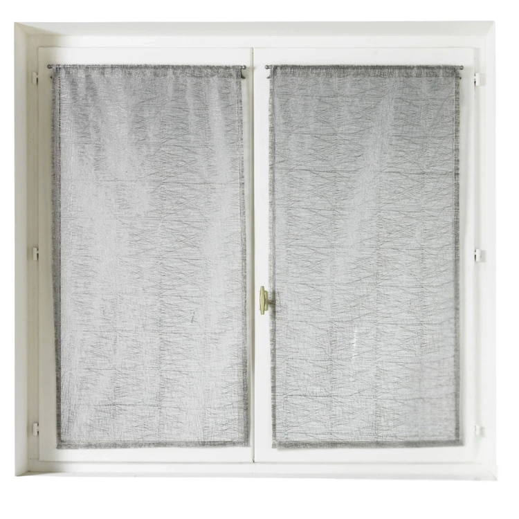 Par de visillos de organza lisos