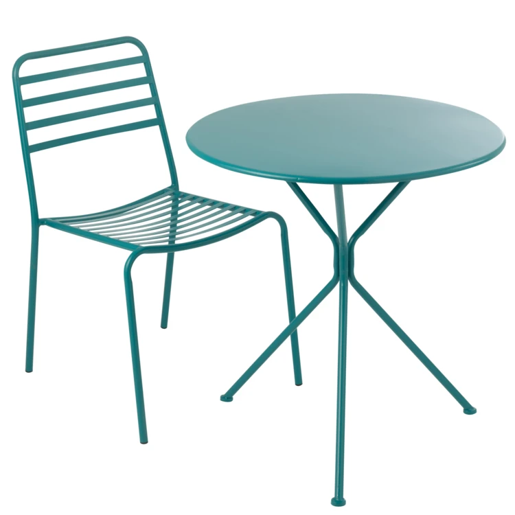 Runder Gartentisch aus Metall