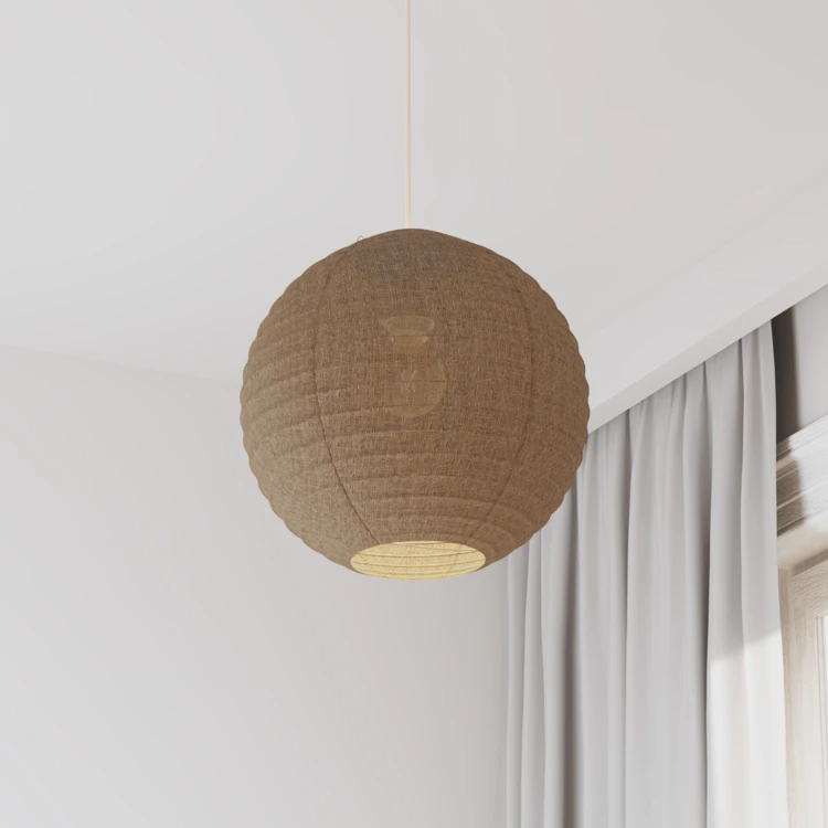 Farol japonés de lino – 35 cm