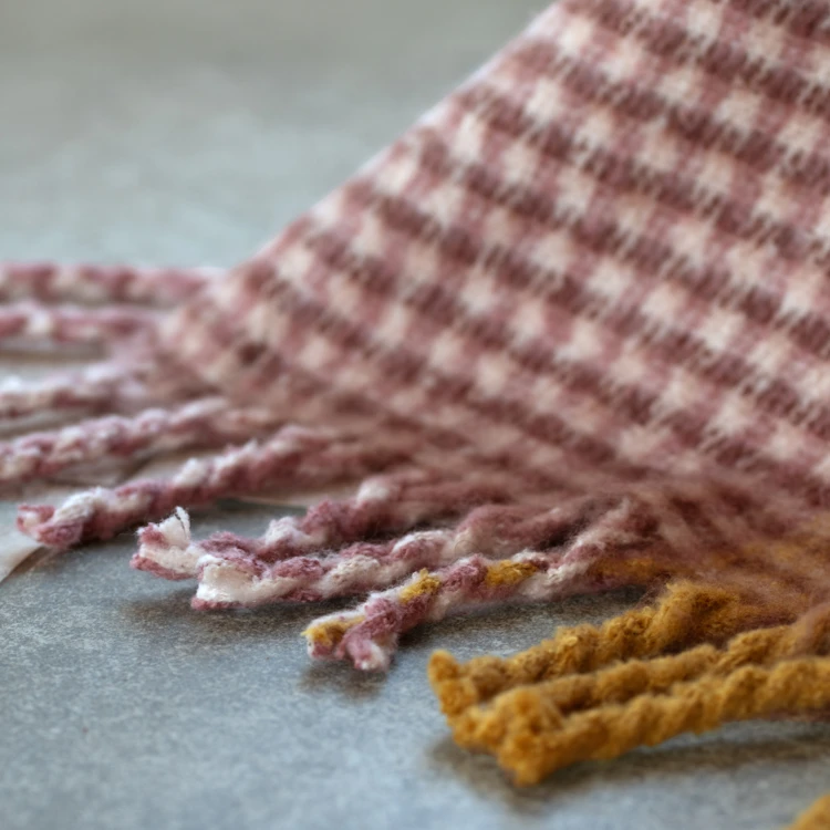 Zachte mohair plaid