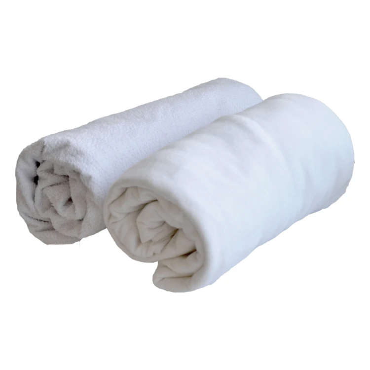 Set di lenzuolo impermeabile e lenzuolo in cotone per bambini