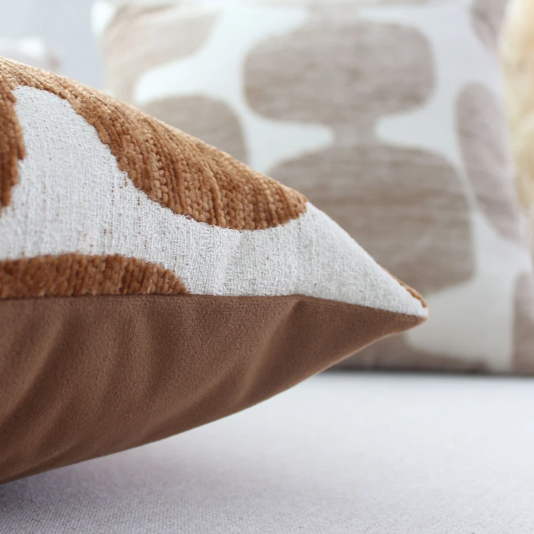Cuscino decorativo moderno in jacquard sfoderabile