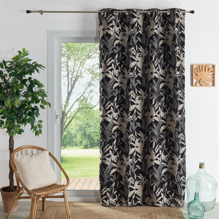 Jacquard-Vorhang Dschungel-Muster