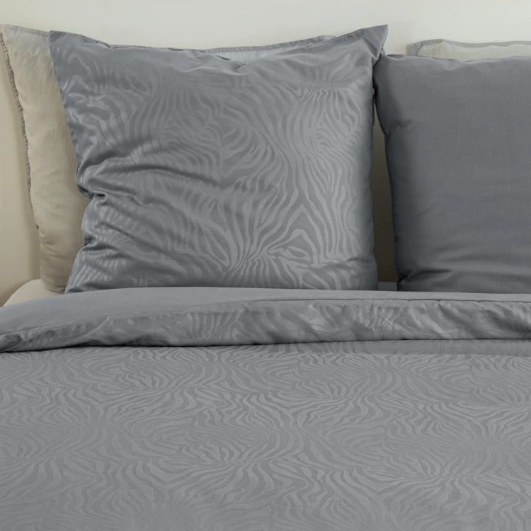Juego de cama 3 piezas cebra, funda y fundas de almohada