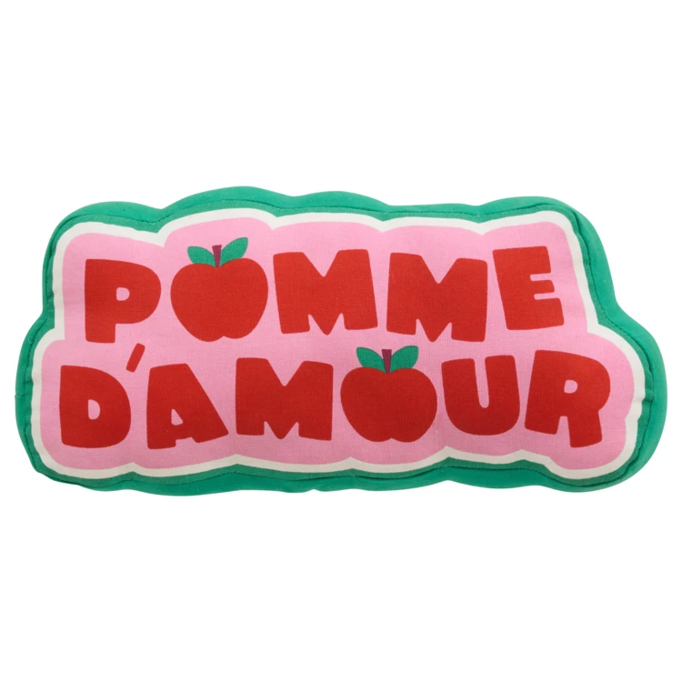 Coussin décoratif "Pomme d'amour"