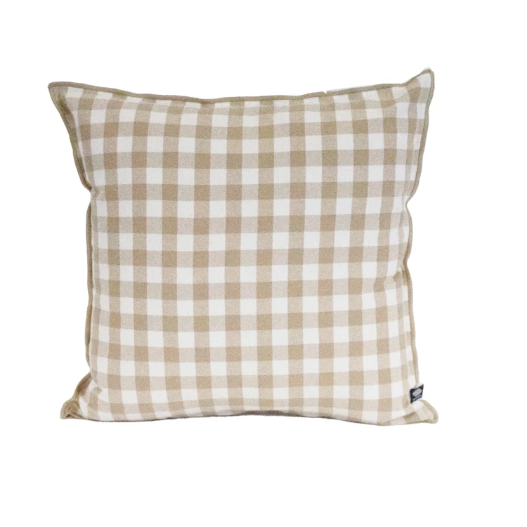 Coussin motif Vichy