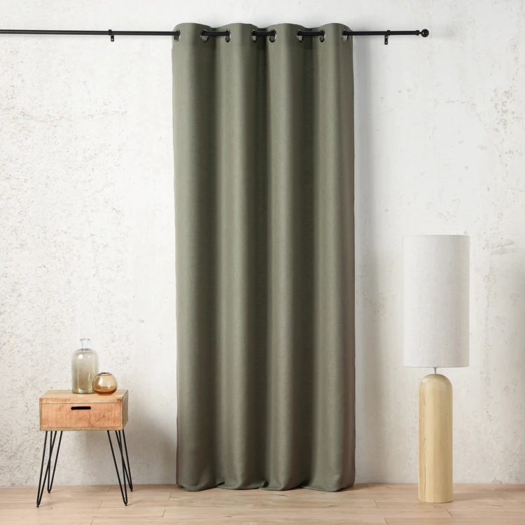 Siebvorhang mit Ösen Polylin Satin