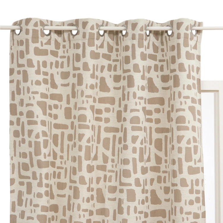 Rideau isolant jacquard à œillets