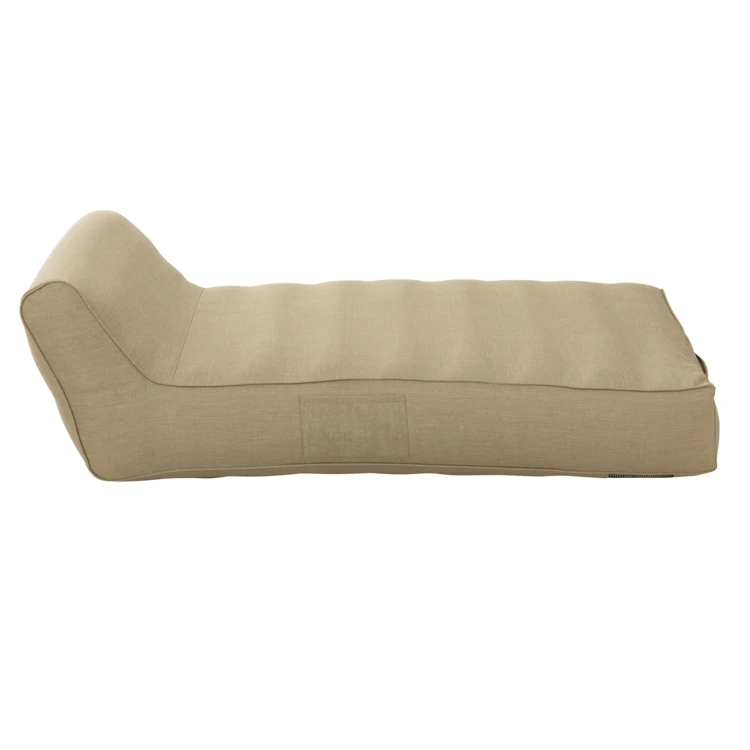 Matelas bain de soleil gonflable avec pompe