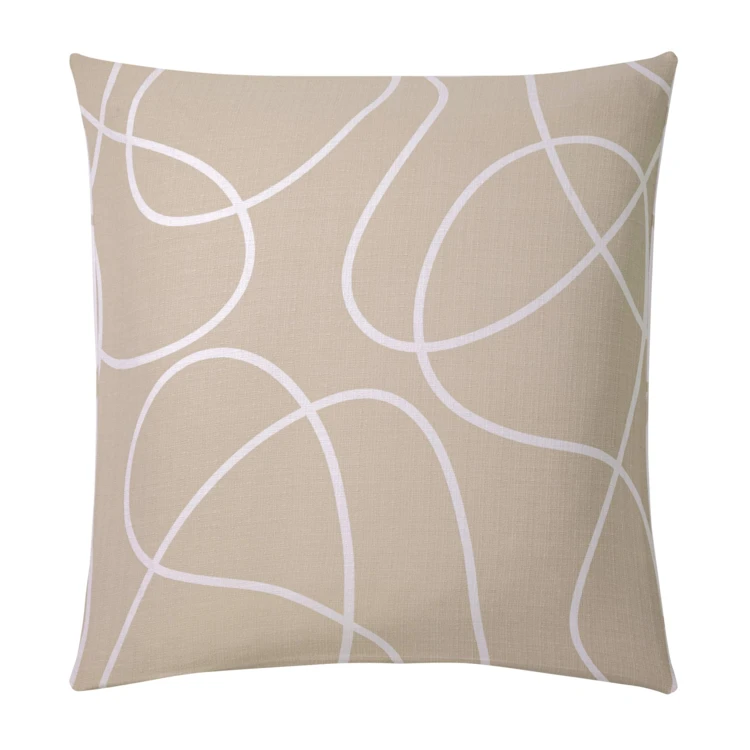 Parure de lit 3 pièces en coton relief trait design housse + taies