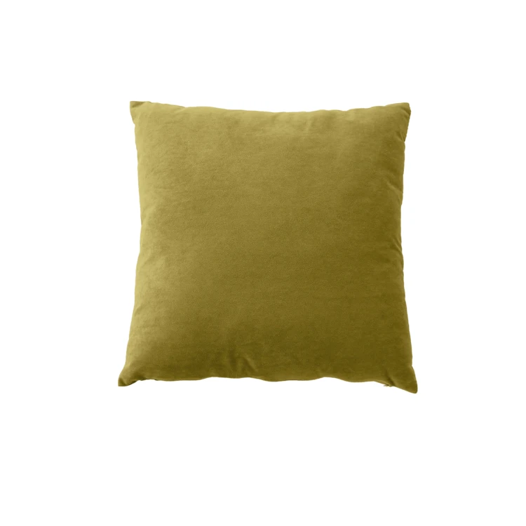Coussin dehoussable en velours