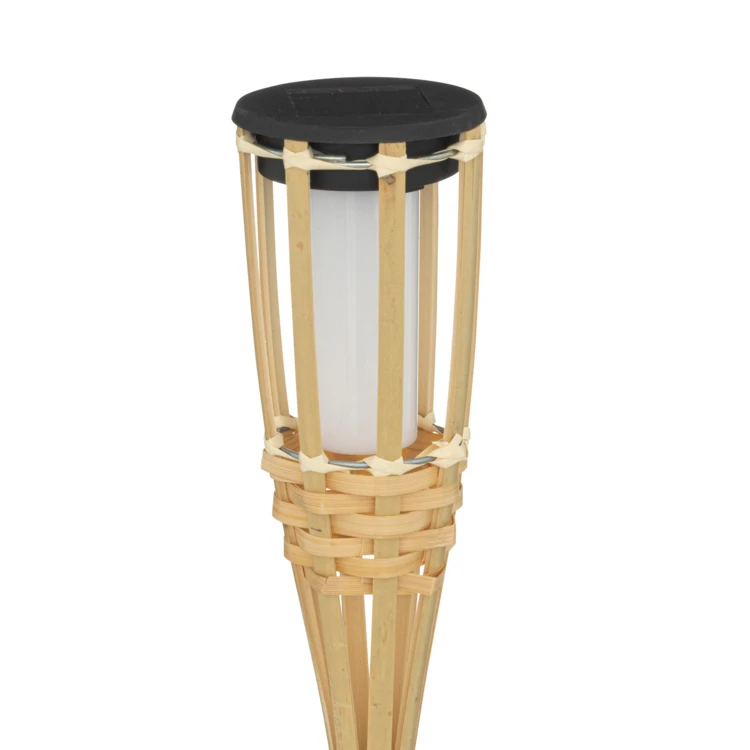 Torche solaire bambou