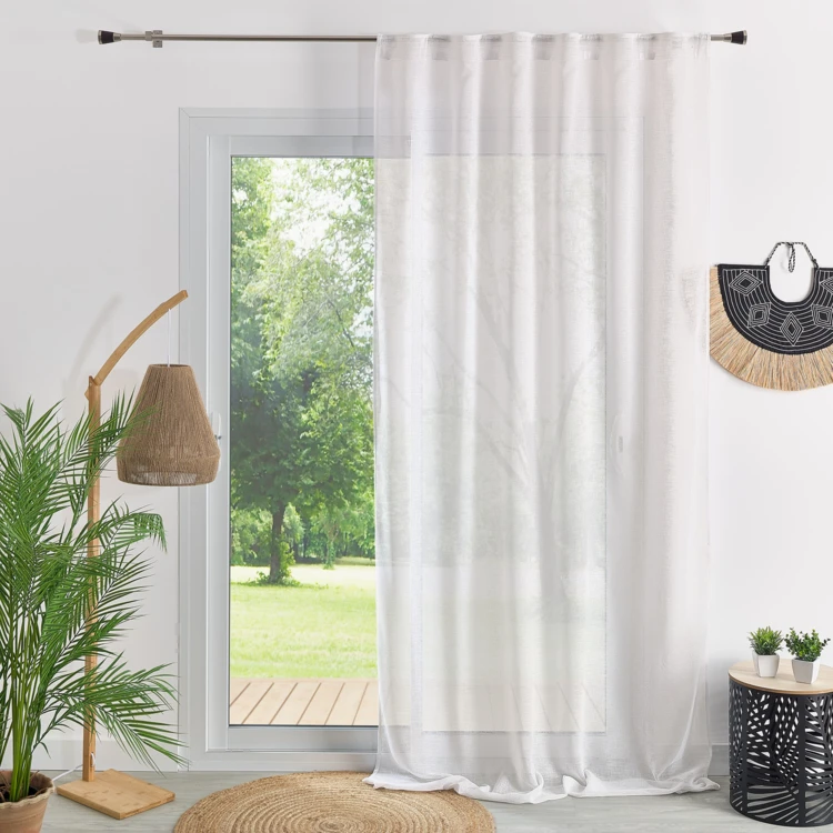 3-in-1-Vorhang mit Leinenoptik LUZ