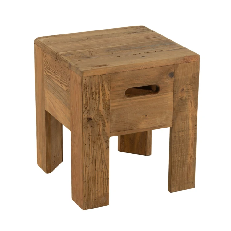 Tabouret bois vintage