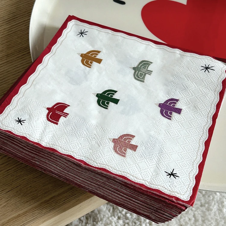 Papierservietten mit Vogelmotiv - 20er Set