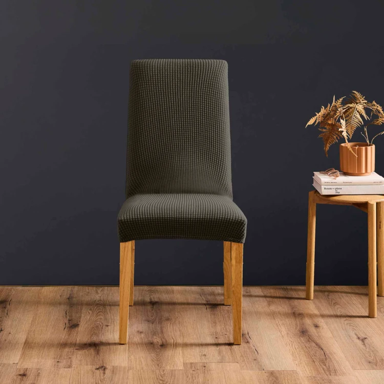 Funda de silla elástica gofrada para asiento de 40 a 50 cm