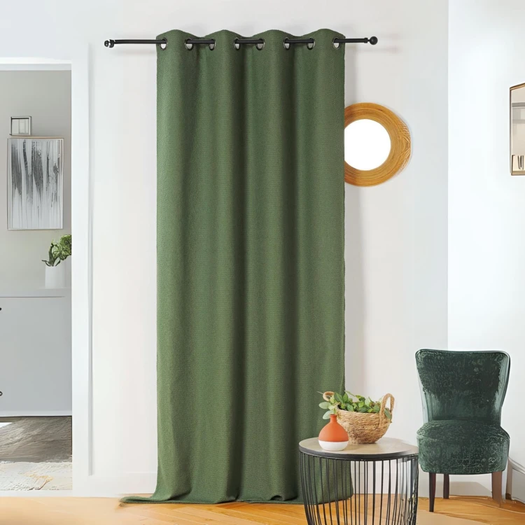 Vorhang mit strukturierter Bouclé-Optik