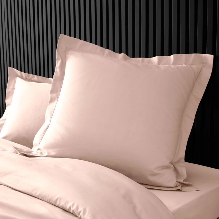 Taie d'oreiller volant plat 100% percale de coton ORIGINE