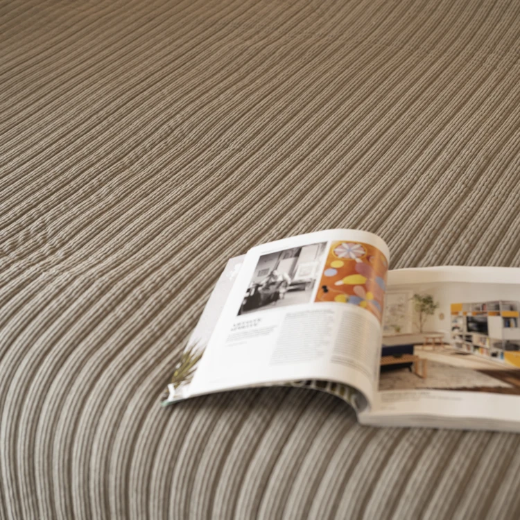 Gesteppte Tagesdecke aus Cord