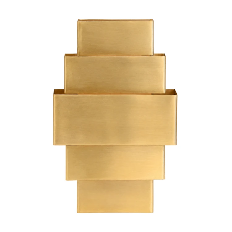 Applique rettangolare in ottone