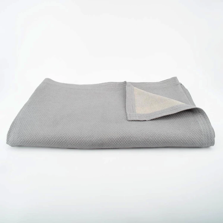 Dessus de lit jacquard épais en polycoton