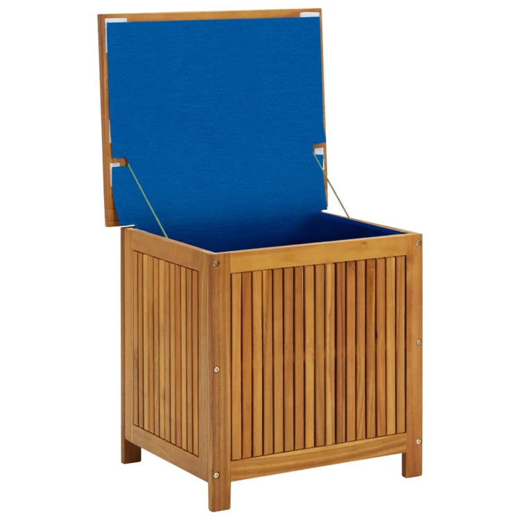 Boîte de rangement extérieure en acacia