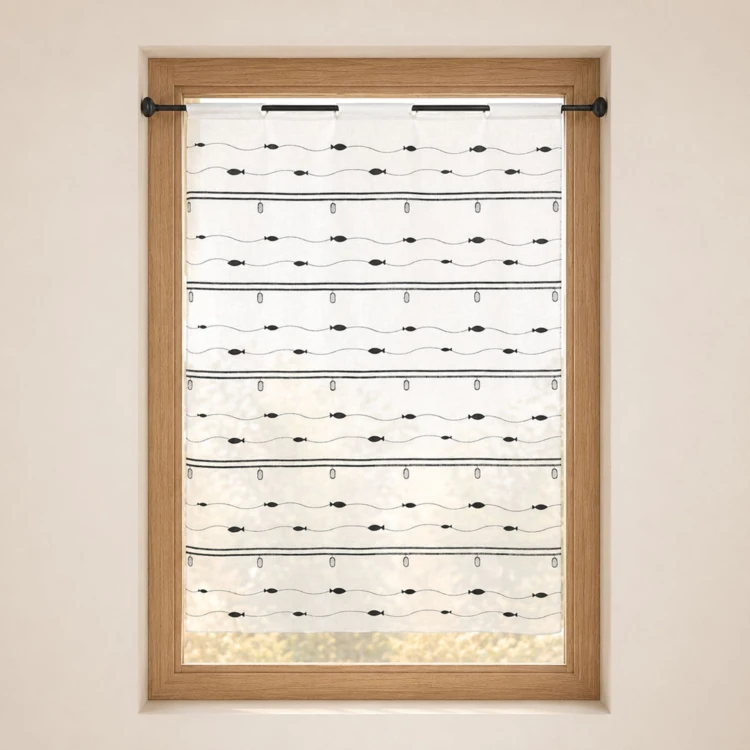Modulable brodé à petits poissons