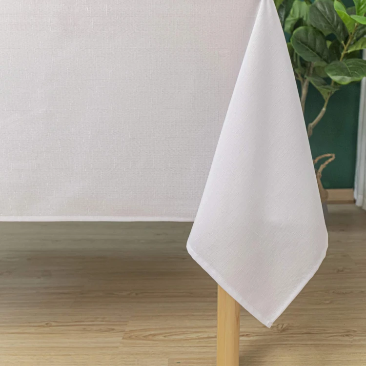 Toalha de mesa resistente a vincos e a nódoas com efeito mosqueado