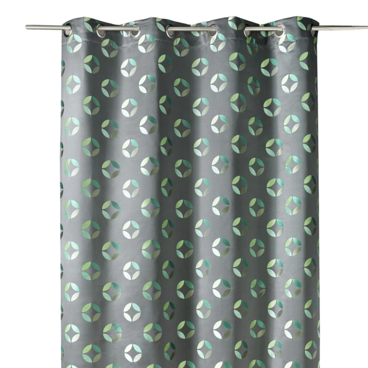 Jacquard-Lichtvorhang mit Rosettenmuster