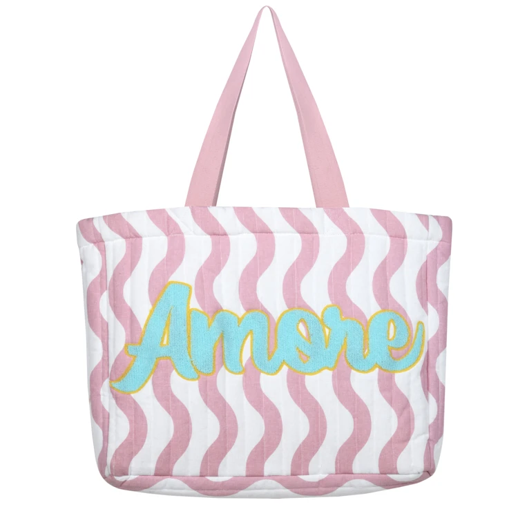 Sac cabas polycoton matelassé AMORE