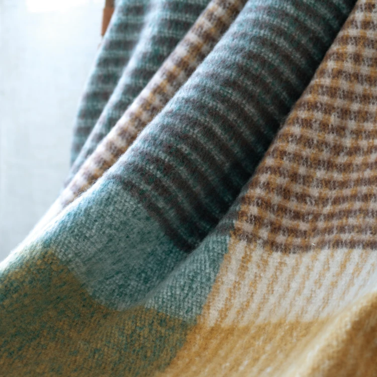 Zachte mohair plaid