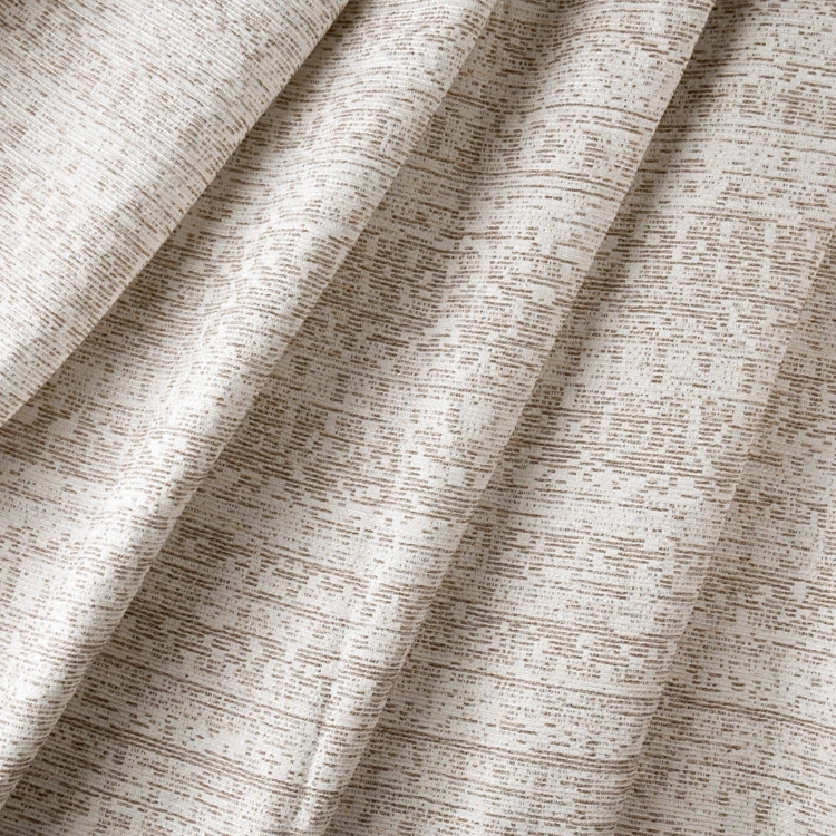 Rideau jacquard texturé inspiration minérale à oeillets