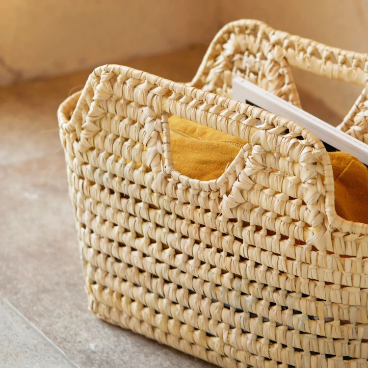 Saco de compras parisiense com pegas integradas