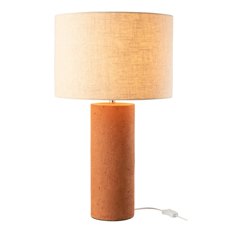 Stehlampe aus Terrakotta