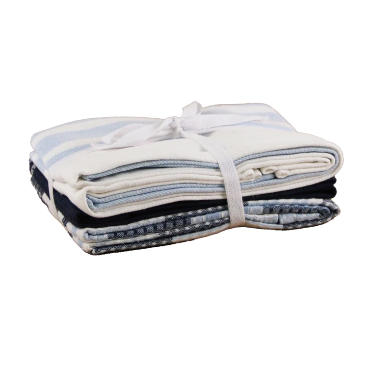 Set de 3 torchons cuisine  coton 50x70 cm