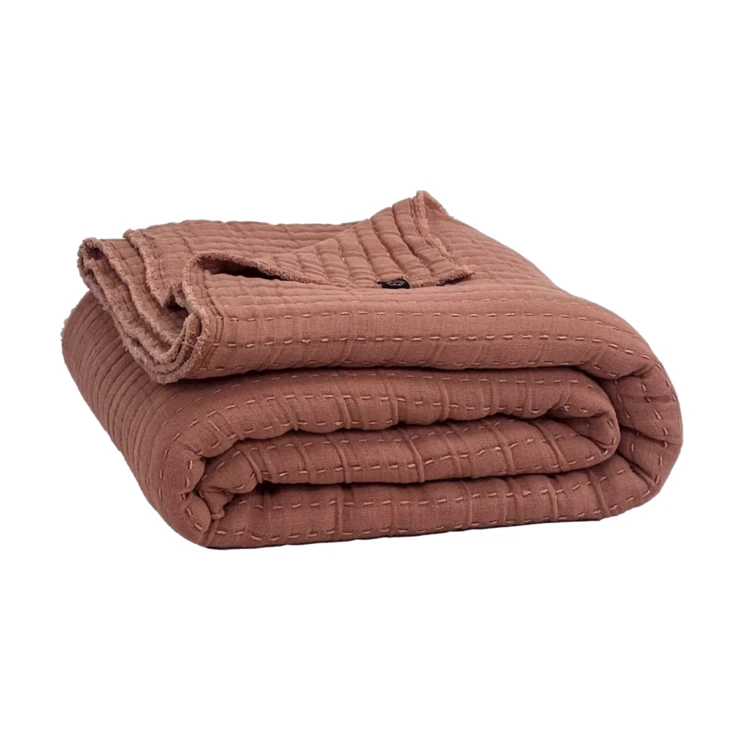 Couvre lit 100% coton premium point kanta TIVOLI HAOMY