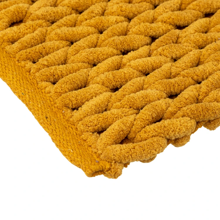 Tapis de bain tressé épais