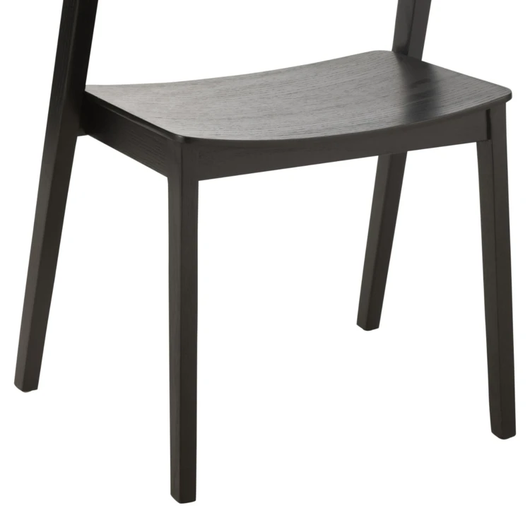 Silla de comedor de madera de fresno