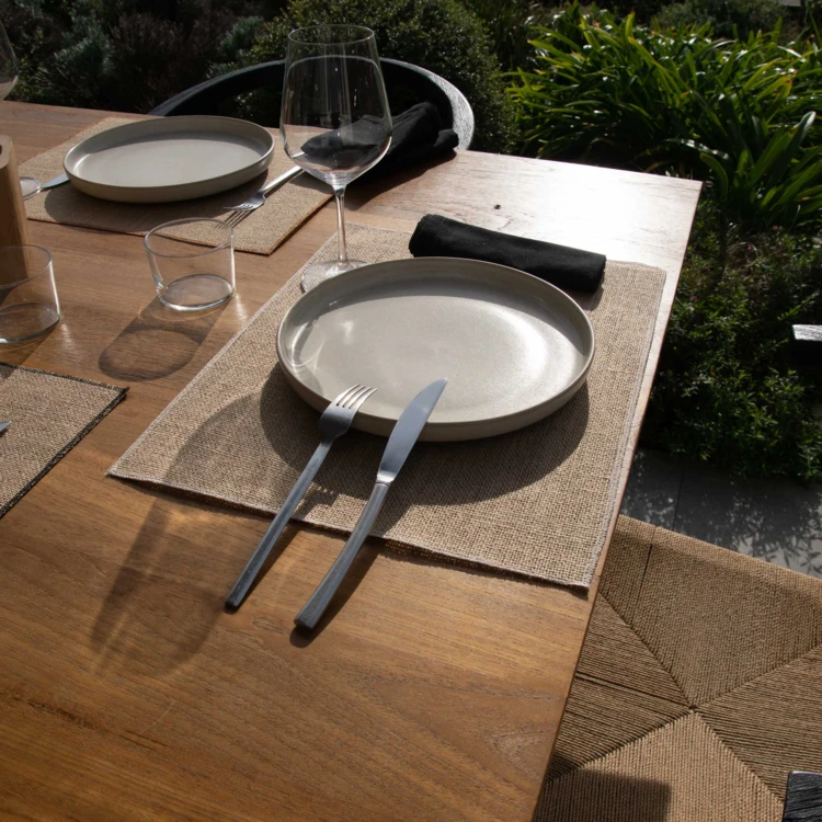 Set de table en jute enduite