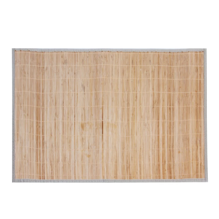 Alfombra de cocina de bambú con finas lamas