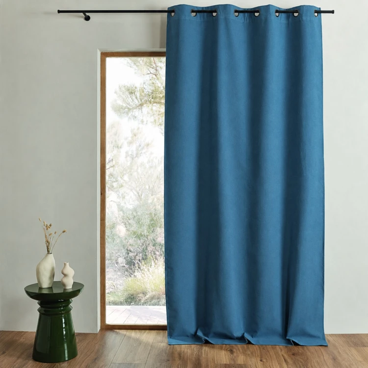 Vorhang 100% thermisch abdunkelnd phonisch meliert MIDNIGHT